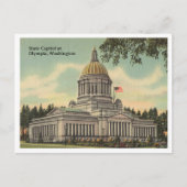  Olympia, Washington State Capitol Building Briefkaart (Voorkant)