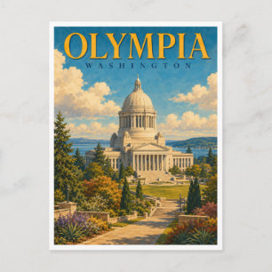 Olympia Washington State Capitol GeoSaga Briefkaart