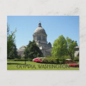 Olympia, Washington State Capitol Travel Foto Briefkaart (Voorkant)