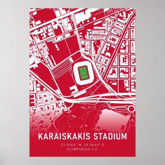 Olympiacos Stadion Poster (Voorkant)