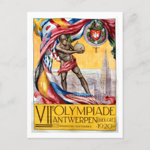 Olympiade Antwerpen Briefkaart