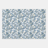 Olympian Olive Branches Boho 3D Design Inpakpapier Vel (Voorkant)