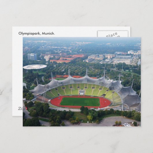 Olympiapark, Briefkaart München (Voorkant / Achterkant)