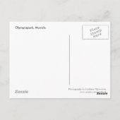 Olympiapark, Briefkaart München (Achterkant)