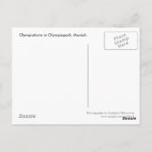 Olympiaturm Briefkaart (Achterkant)