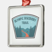 Olympic Discovery Trail Washington State Metalen Ornament (Links)