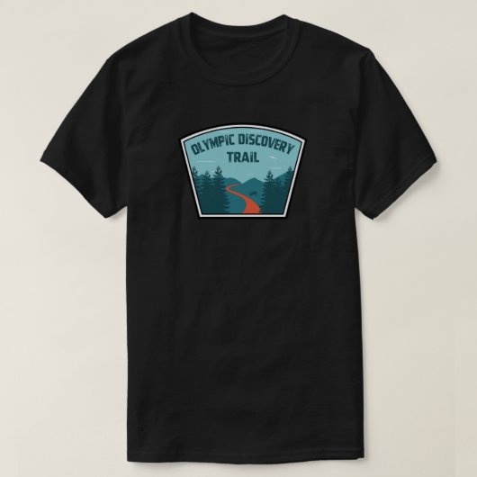 Olympic Discovery Trail Washington State T-shirt (Design voorkant)