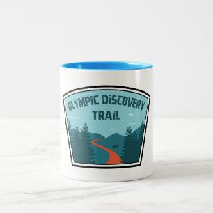 Olympic Discovery Trail Washington State Tweekleurige Koffiemok