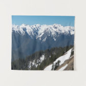 Olympic Mountains Schilderachtig Landschapsfoto Wandkleed (Voorkant (horizontaal))