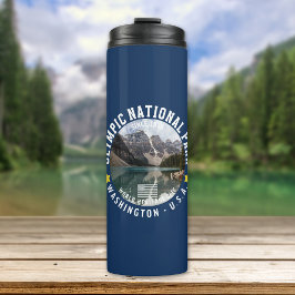 Olympic Naional Park Photo Forest Landscape Thermosbeker