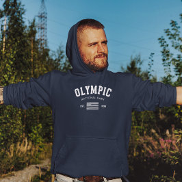 Olympic Naional Park Photo Lake Landscape Hoodie