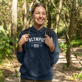 Olympic Naional Park Photo Lake Landscape Hoodie