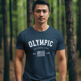 Olympic Naional Park Photo Lake Landscape T-shirt