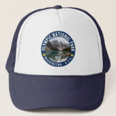 Olympic Naional Park Photo Mountain Landscape Trucker Pet (Voorkant)