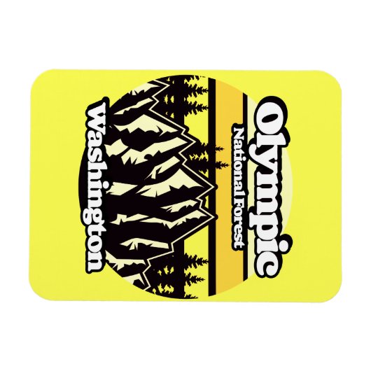 Olympic National Forest, Washington Magneet (Horizontaal)