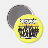 Olympic National Forest, Washington Magneet (Voorkant / Achterkant)
