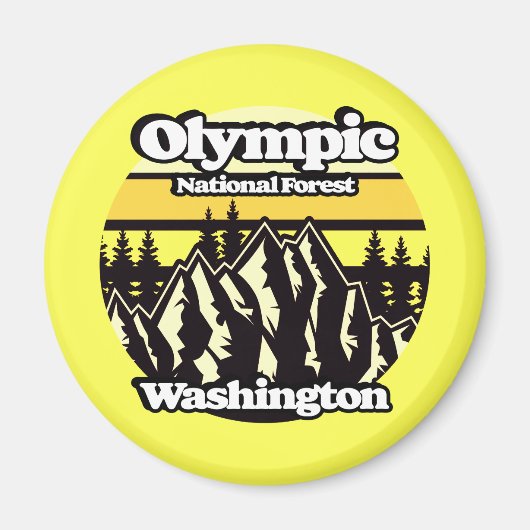Olympic National Forest, Washington Magneet (Voorkant)
