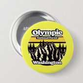 Olympic National Forest, Washington Ronde Button 7,6 Cm (Voorkant /achterkant)