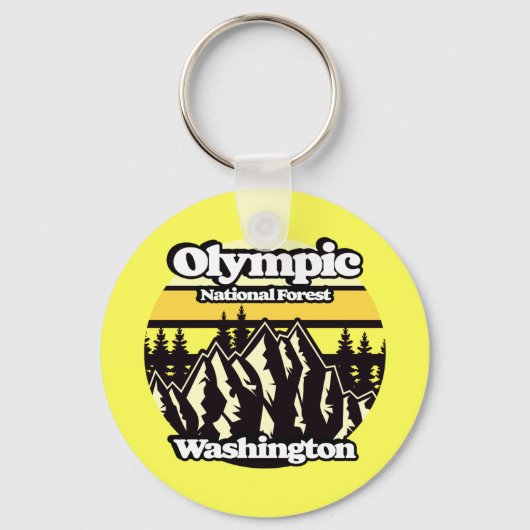 Olympic National Forest, Washington Sleutelhanger (Voorkant)
