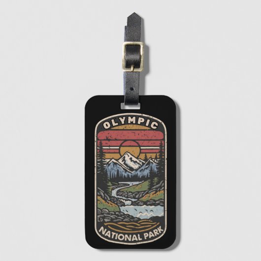 Olympic National Park Bagagelabel (Voorkant (verticaal))