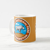 Olympic National Park Embleem Mok (Voorkant links)
