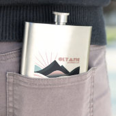 Olympic National Park Gekleurde heuvels Flacon (Voorbeeld)