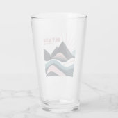 Olympic National Park Gekleurde heuvels Glas (Achterkant)