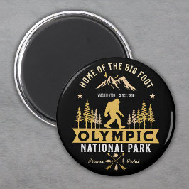 Olympic National Park Home of the Big Foot Magneet