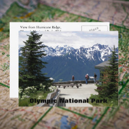 Olympic National Park Hurricane Ridge Travel Foto Briefkaart