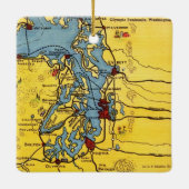 Olympic National Park Keramisch Ornament (Achterkant)