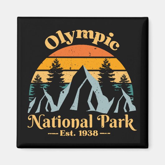 Olympic National Park Magneet (Voorkant)
