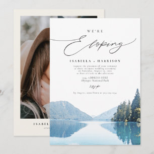 OLYMPIC NATIONAL PARK Mountain Lake Elopement Invi Kaart