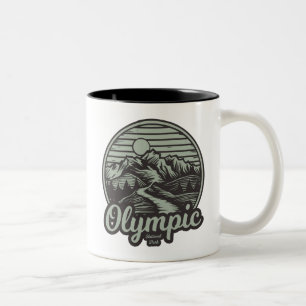 Olympic National Park Mountain Trail Tweekleurige Koffiemok