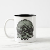 Olympic National Park Mountain Trail Tweekleurige Koffiemok (Links)