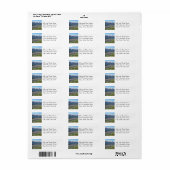 Olympic National Park Mountains Retouradres Etiket (Full Sheet)