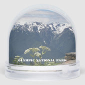 Olympic National Park Reis Foto Sneeuwbol (Achterkant)