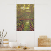 Olympic National Park Reisposter Poster (Keuken)
