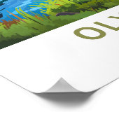 Olympic National Park Reisprint Poster (Hoek)