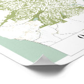 Olympic National Park Retro Street Map Poster (Hoek)