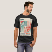 Olympic National Park Retro Travel Art T-shirt (Voorkant volledig)