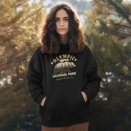 Olympic National Park’s Rustic Forest Scene Hoodie