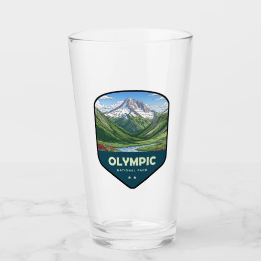 Olympic National Park Schild Glas (Voorkant)