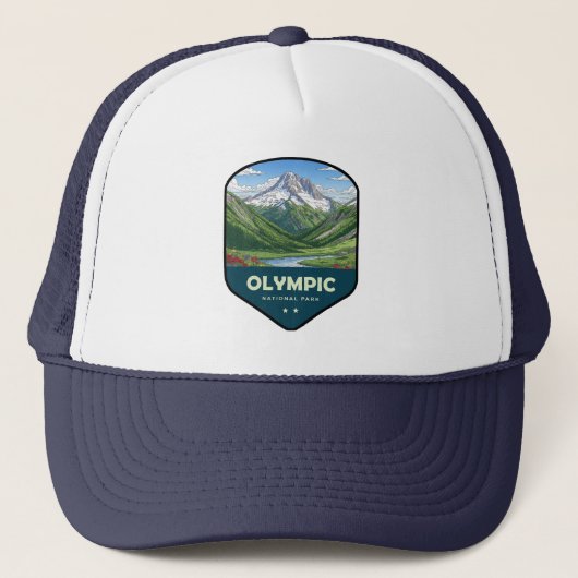 Olympic National Park Schild Trucker Pet (Voorkant)