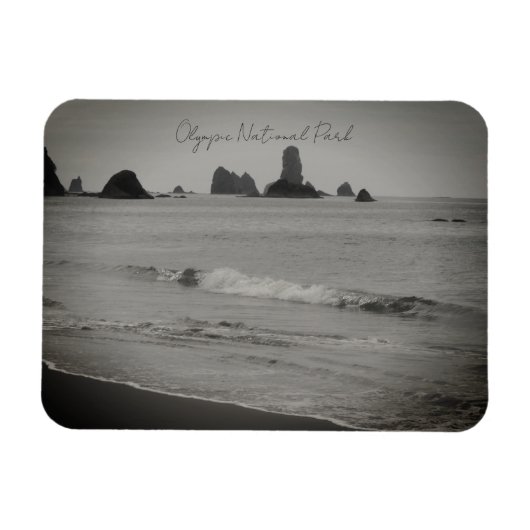 Olympic National Park Seascape Foto Magn Magneet (Horizontaal)
