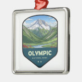 Olympic National Park Shield Metalen Ornament (Links)