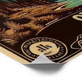 Olympic National Park Square Poster (Hoek)