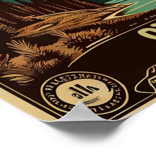 Olympic National Park Square  Poster (Hoek)