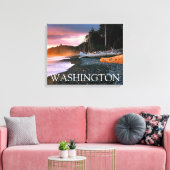 Olympic National Park | Staat Washington Canvas Afdruk (Insitu (Woonkamer))