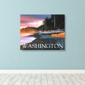 Olympic National Park | Staat Washington Canvas Afdruk (Insitu (Houten vloer))