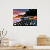 Olympic National Park | Staat Washington Poster (Keuken)